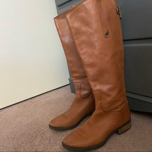 Sam Edelman Tall Penney Boots Tan 8.5